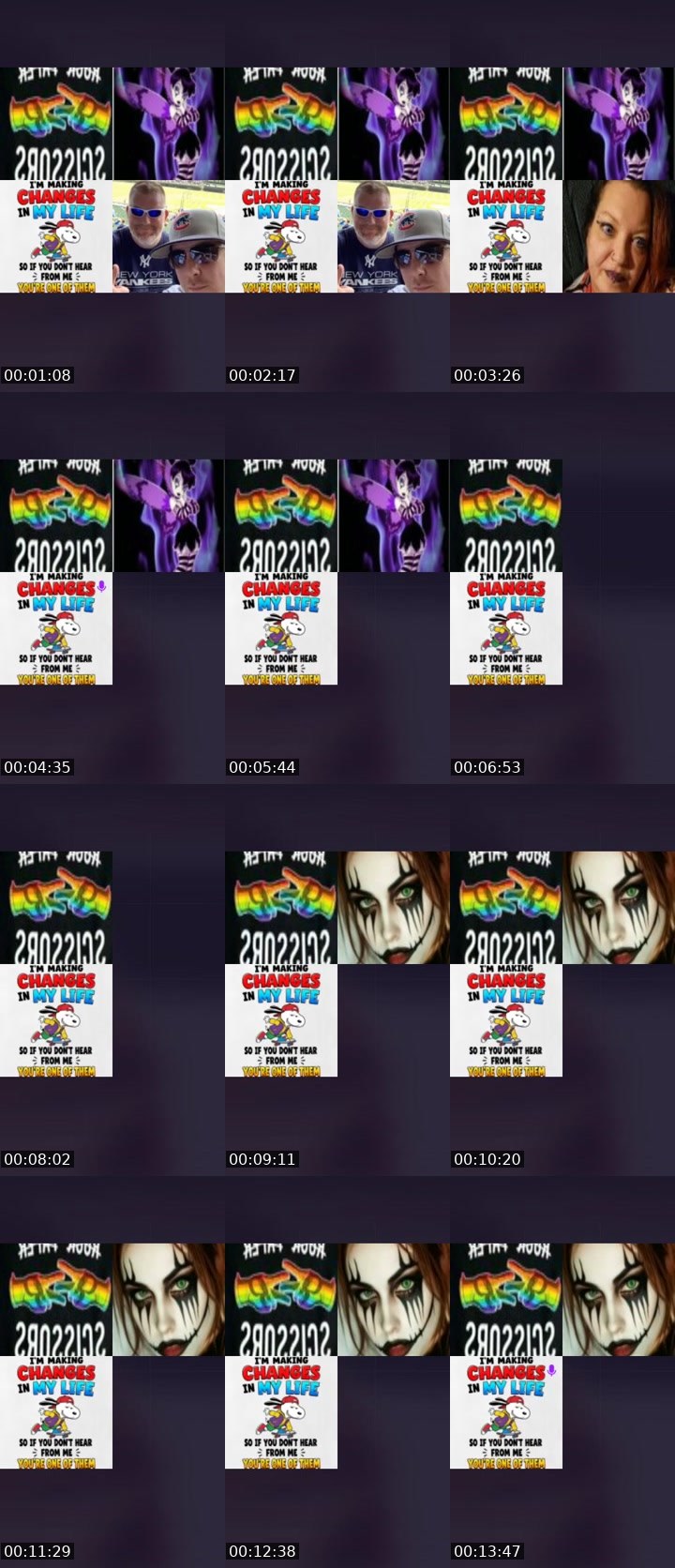 Contact-sheet preview of 😈S3xyCharley😈's Liveme recording