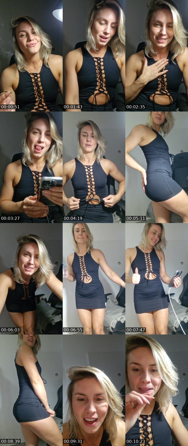 Contact-sheet preview of Lari🇧🇷🇺🇸's Liveme recording