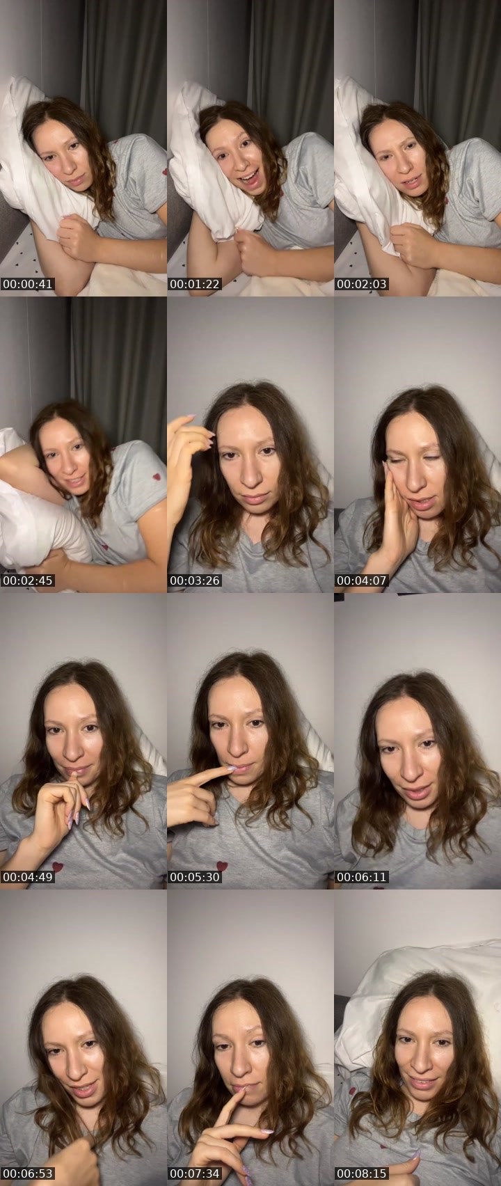 Contact-sheet preview of Eva 808's Liveme recording