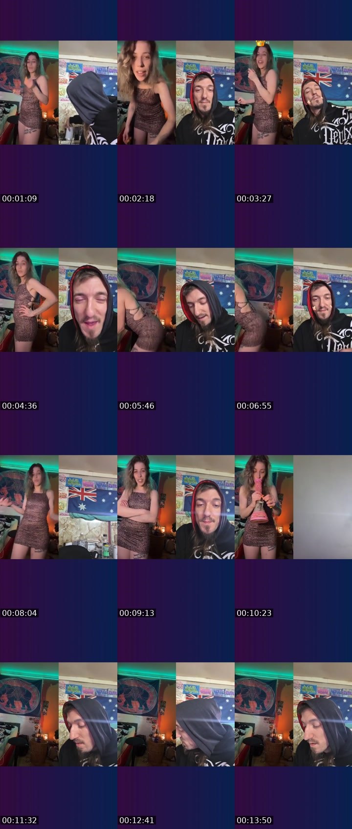 Contact-sheet preview of ⟢⊹✧𝔸𝕌𝕊𝕊𝕀𝔼✧⊹⟣'s Liveme recording
