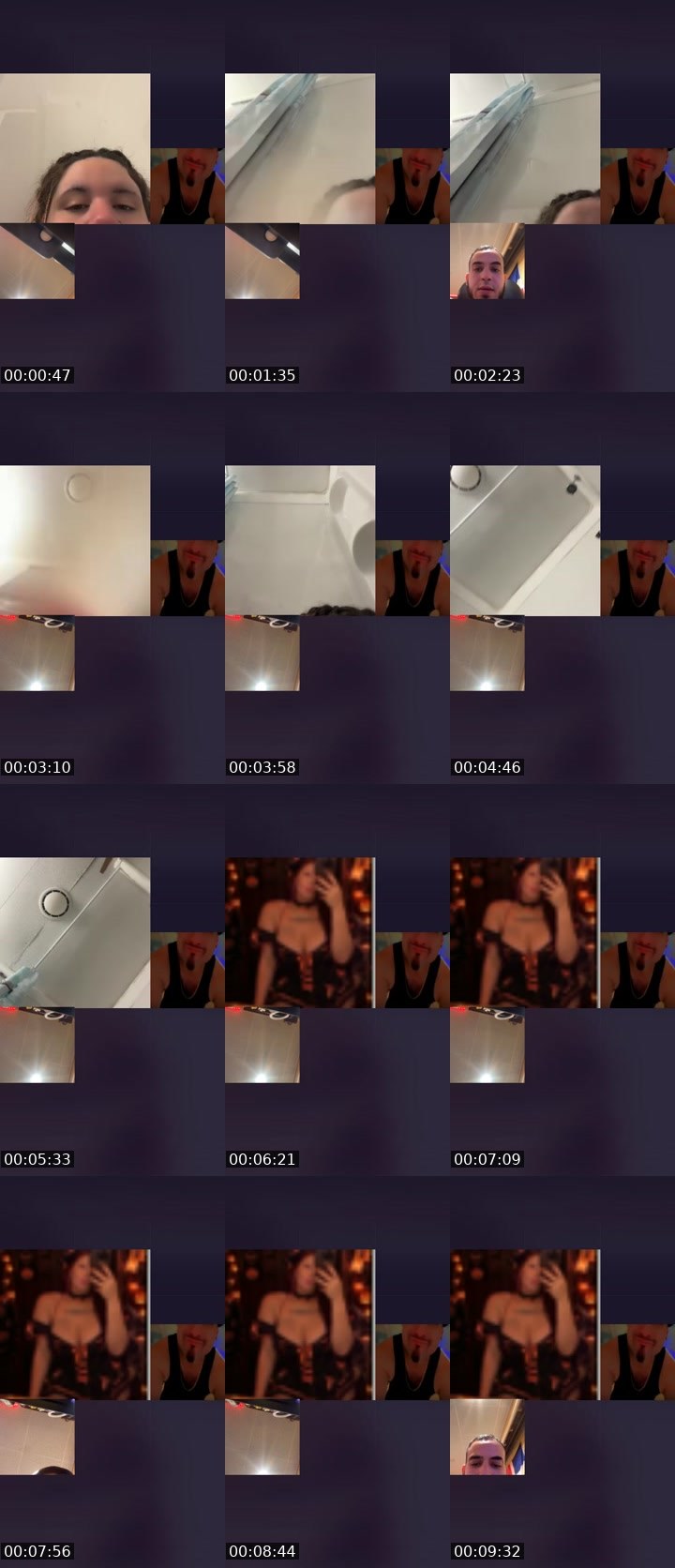 Contact-sheet preview of 🩵🌎SNACKERZZ🤍💚's Liveme recording
