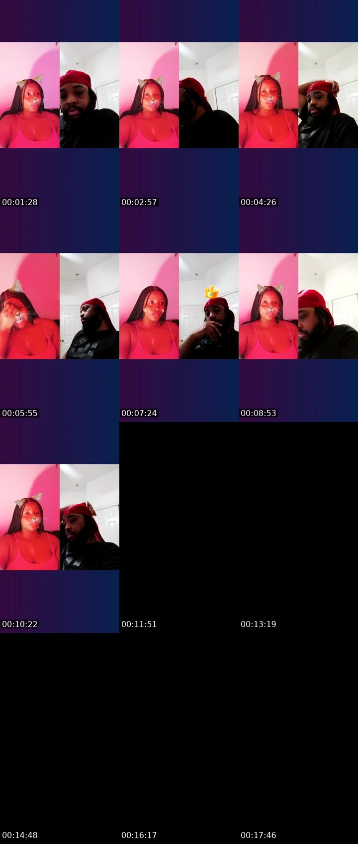 Contact-sheet preview of 21k🕷NxtPromzy🦍's Liveme recording