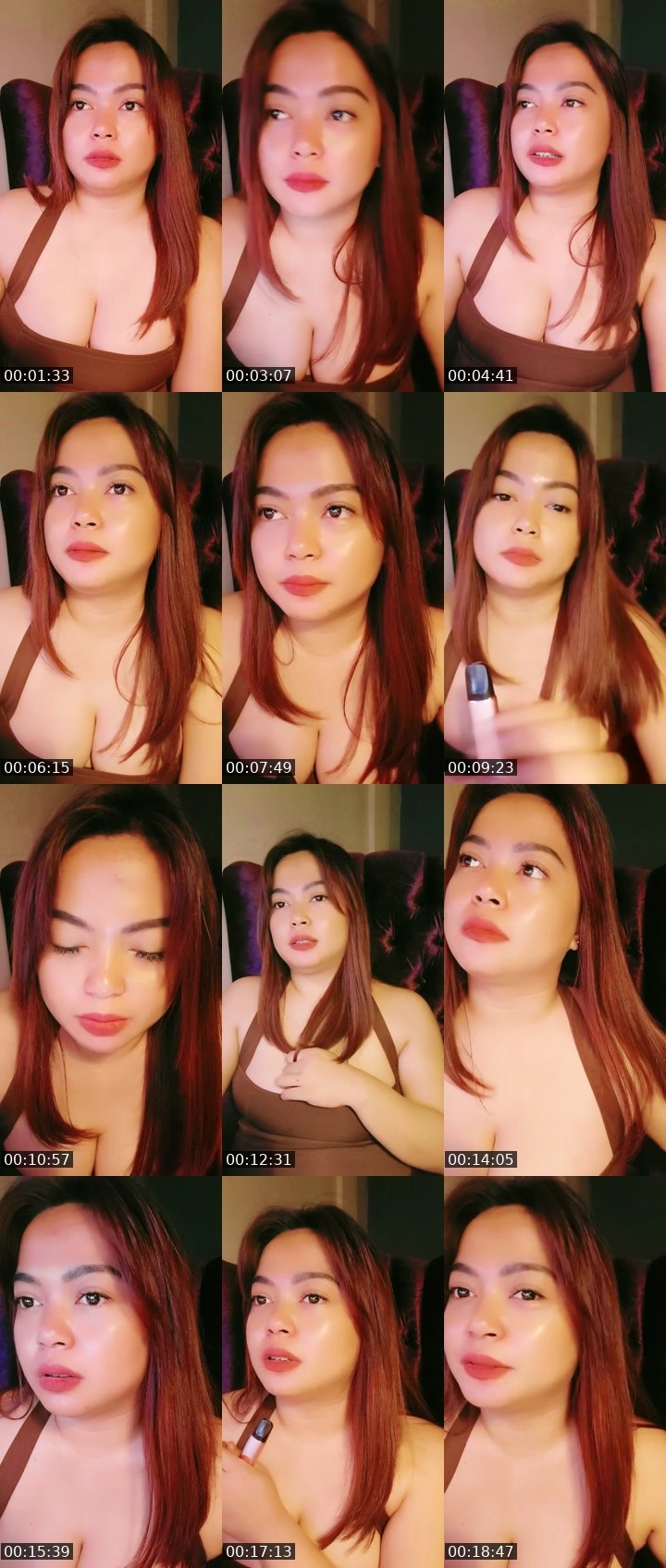 Contact-sheet preview of alee 🌸's Liveme recording