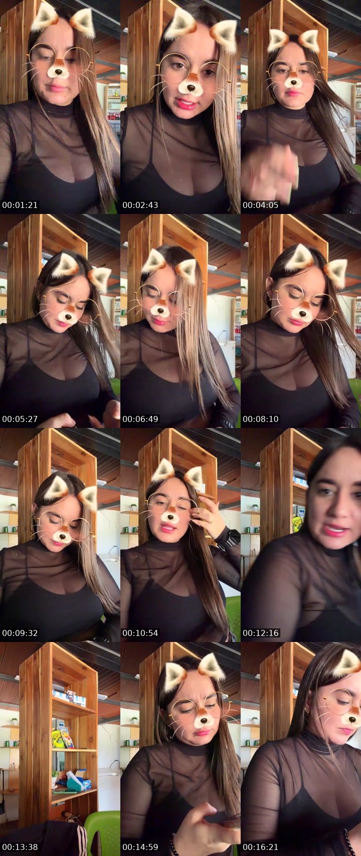 Contact-sheet preview of 💫💜pao 🩷's Liveme recording