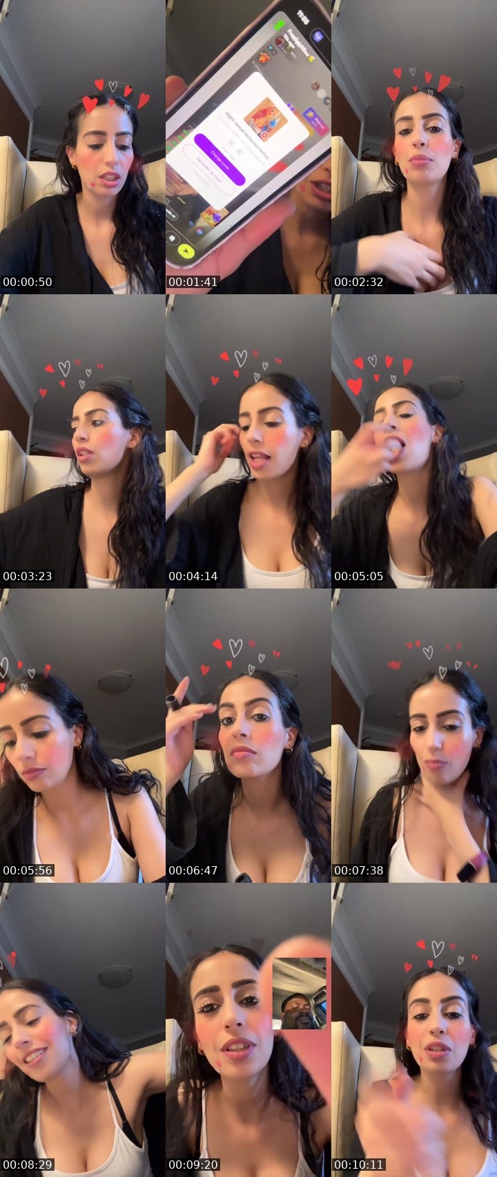 Contact-sheet preview of 𝐌𝐘𝐒𝐓𝐄𝐑𝐘 🐝's Liveme recording