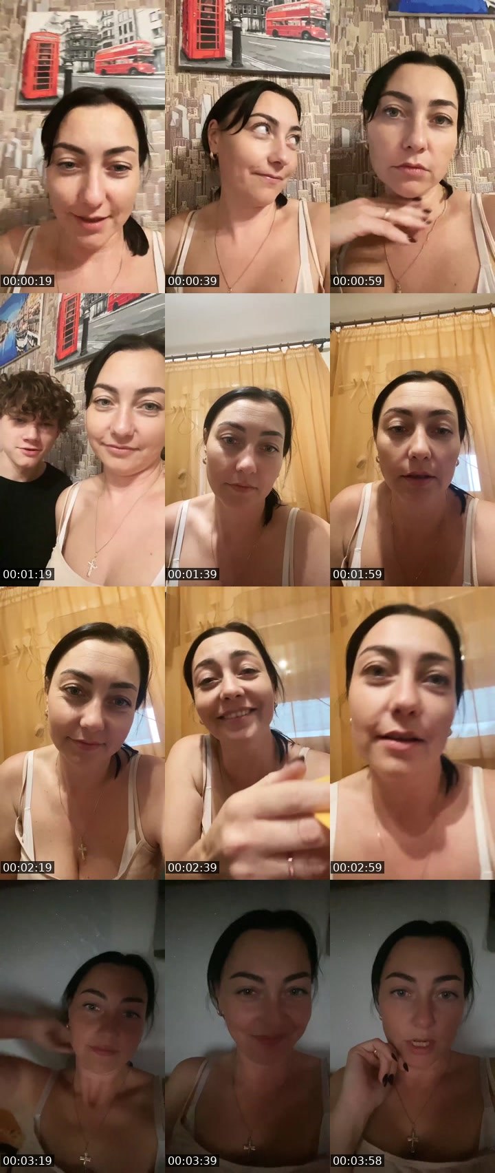 Contact-sheet preview of Mom Katya's Liveme recording
