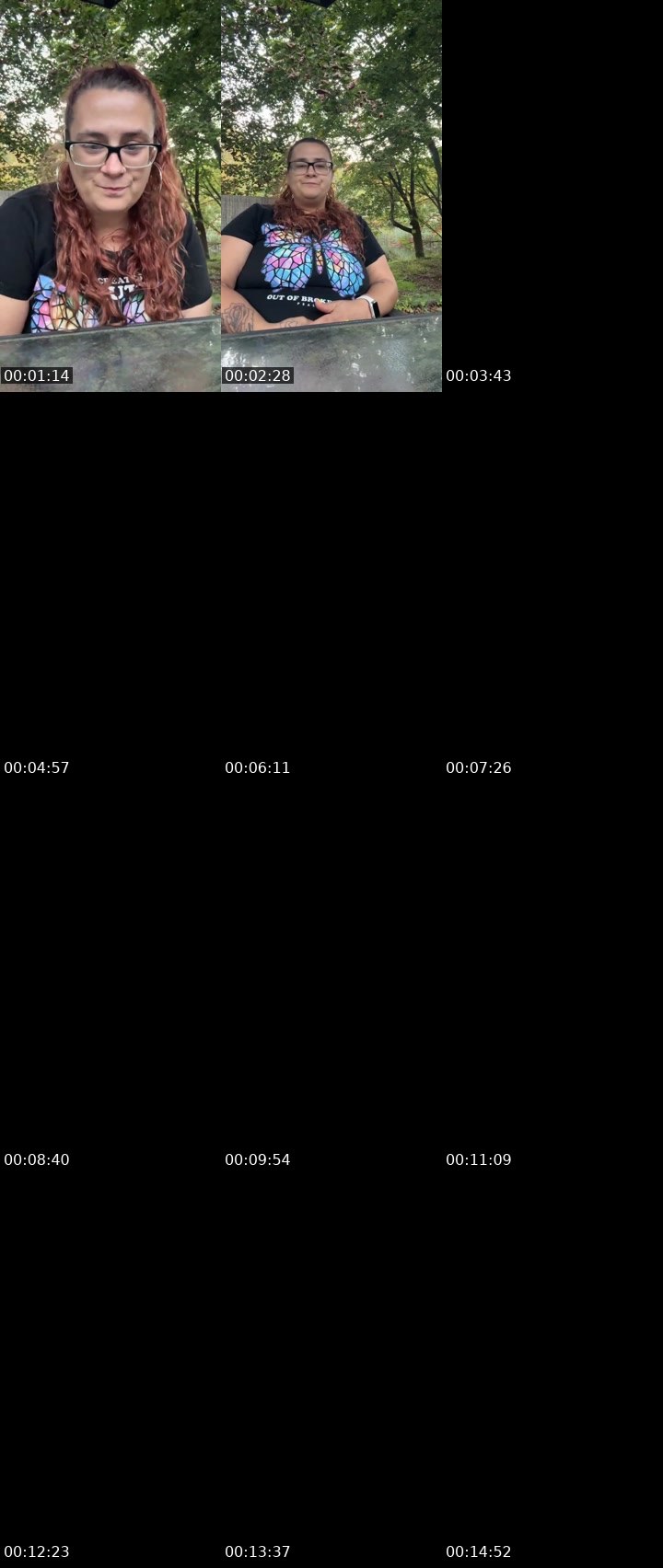 Contact-sheet preview of Ashleylove715's Liveme recording