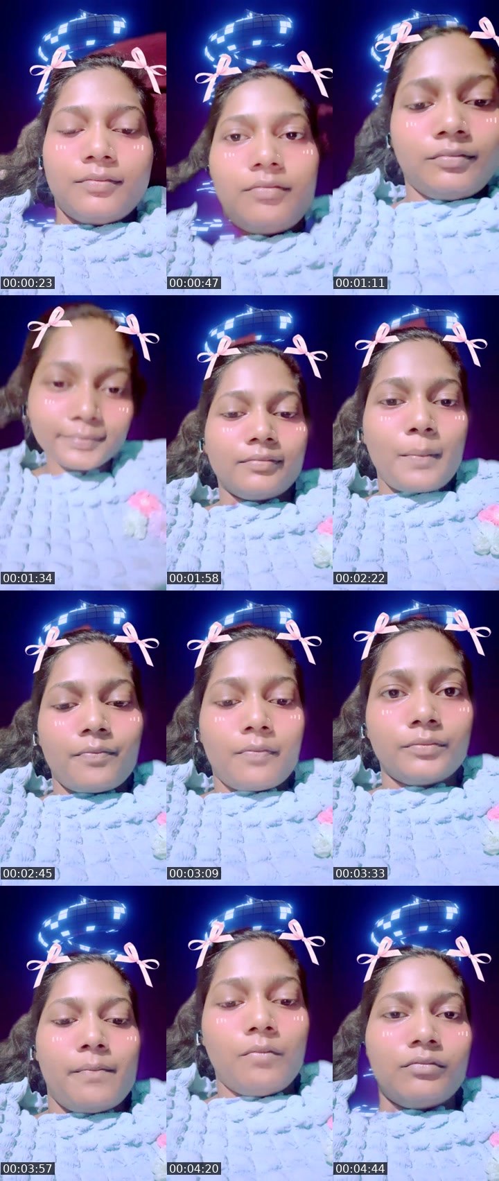 Contact-sheet preview of Cupcake 🧁🥀❤️'s Liveme recording