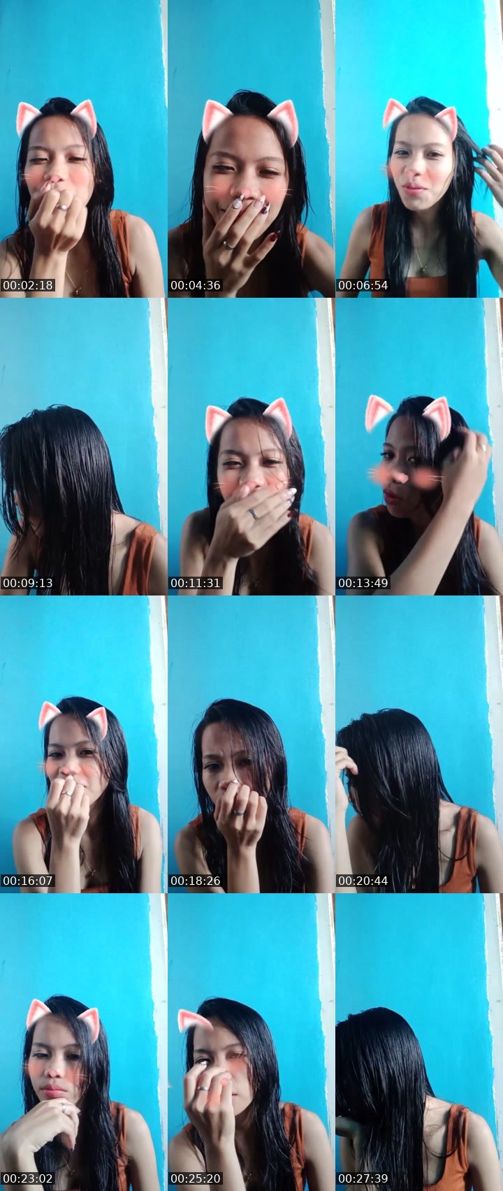 Contact-sheet preview of 🍃🫅theara 🦄's Liveme recording