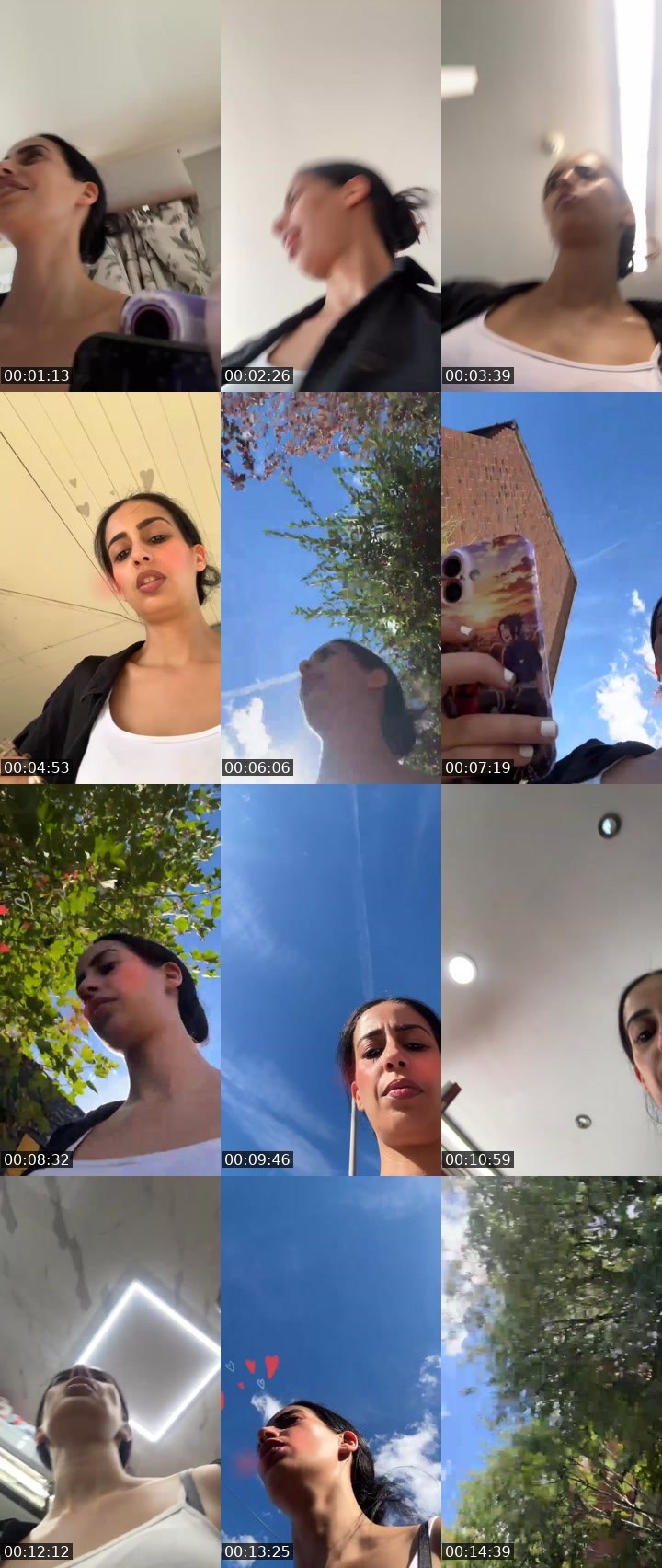 Contact-sheet preview of 𝐌𝐘𝐒𝐓𝐄𝐑𝐘 🐝's Liveme recording