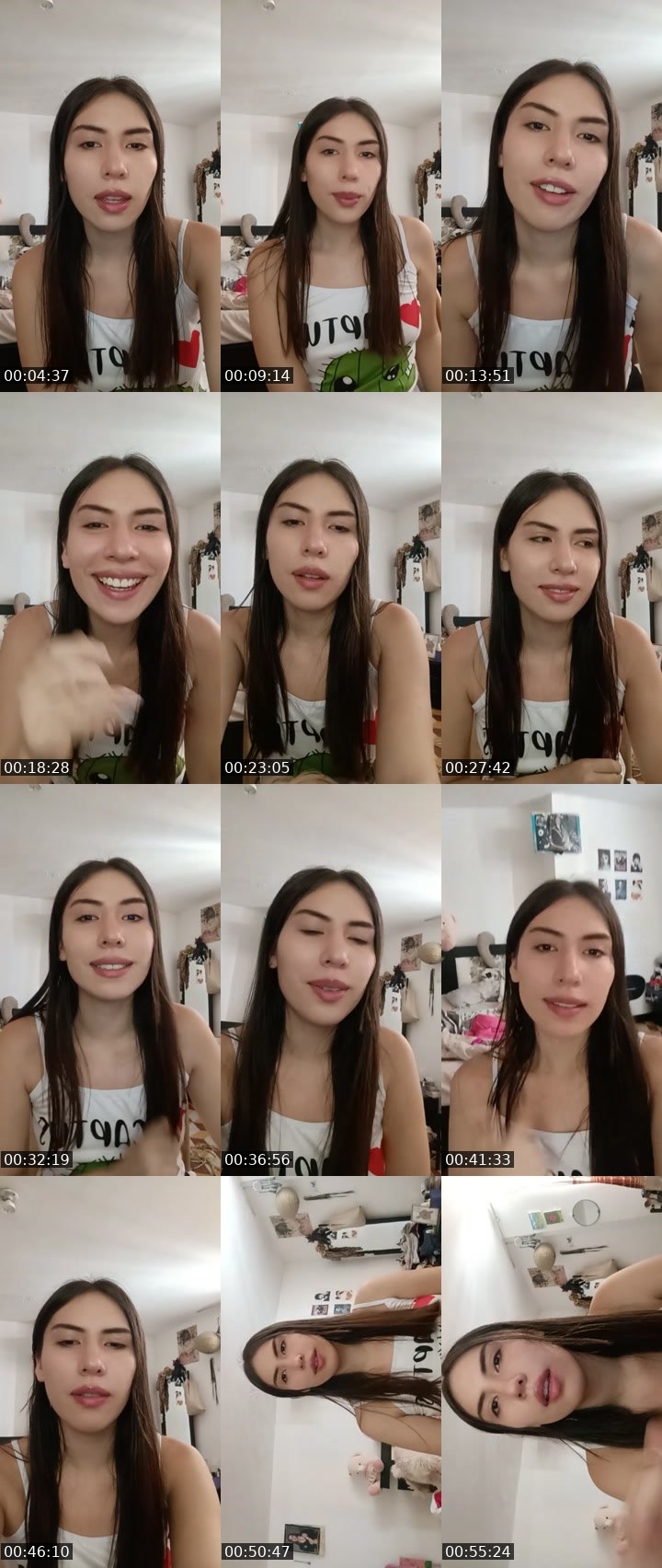 Contact-sheet preview of 🦋💫 Mila_22's Liveme recording