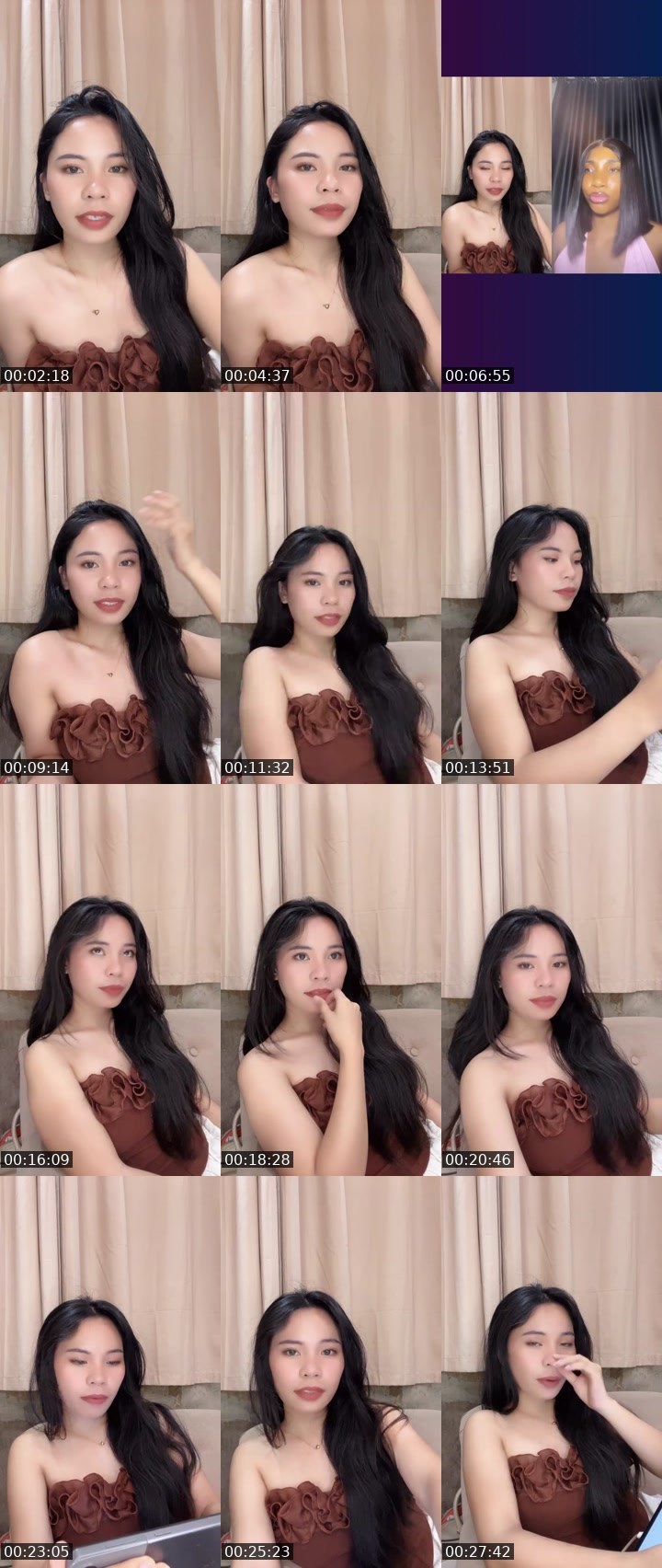 Contact-sheet preview of ᴵᴬ💎Michiikooo🫐's Liveme recording