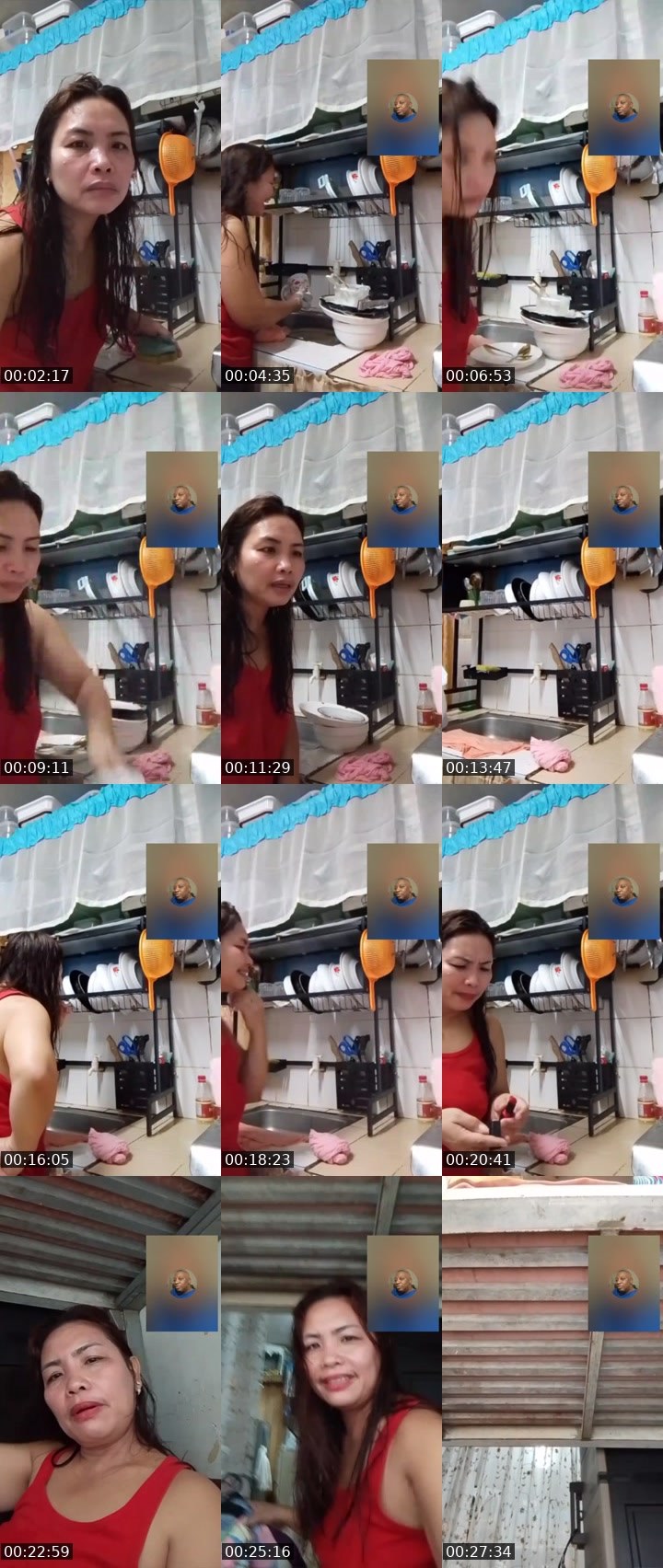Contact-sheet preview of TA⃟ Che ❤️'s Liveme recording