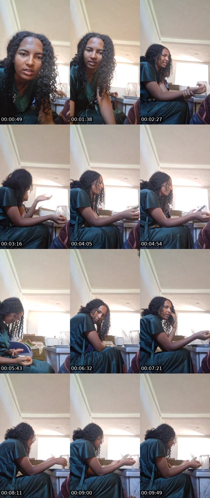 Contact-sheet preview of Marta-166315207's Liveme recording