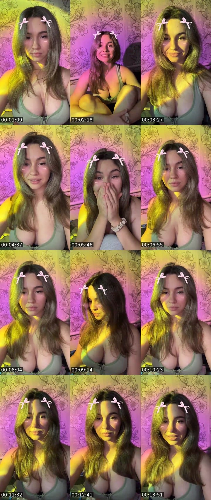 Contact-sheet preview of 🔮𝐘𝐨𝐮𝐫𝐥𝐞𝐫𝐫🤍's Liveme recording