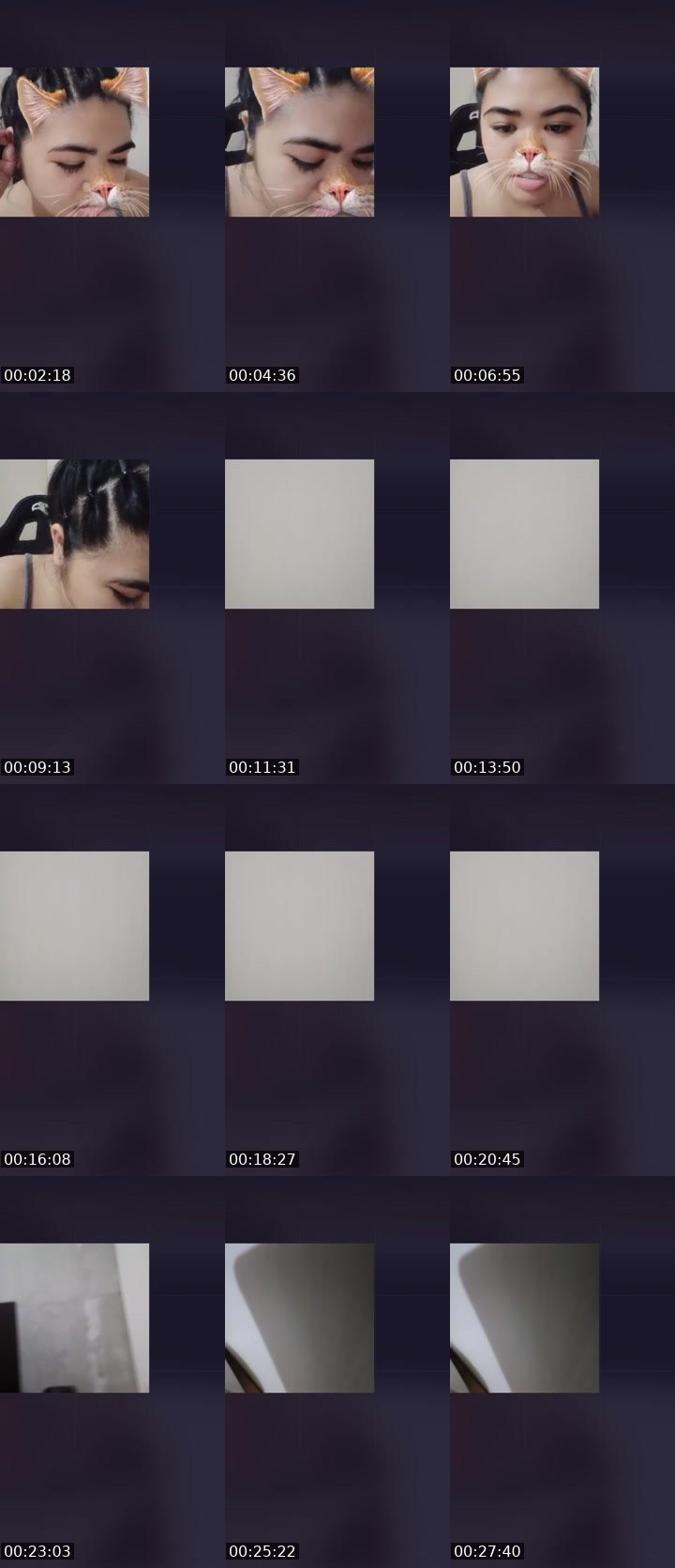 Contact-sheet preview of 👸Ishi 🌌🍓's Liveme recording