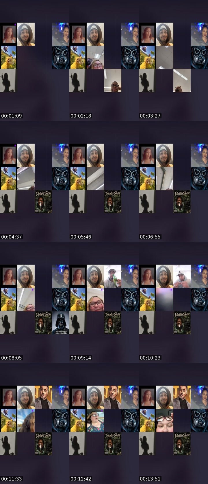 Contact-sheet preview of 𝓙𝓐𝓓𝓐💋's Liveme recording
