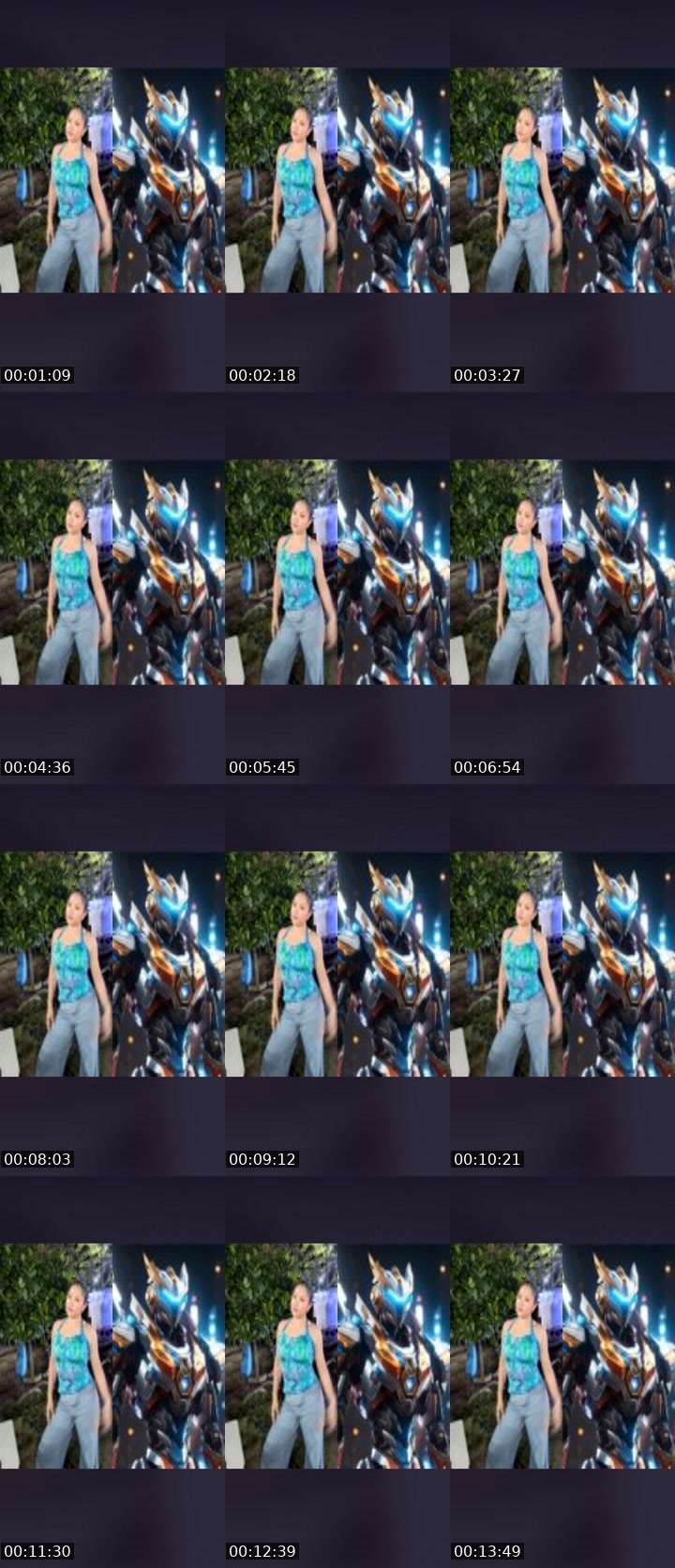 Contact-sheet preview of 4k👸🏻Kolly🌼's Liveme recording