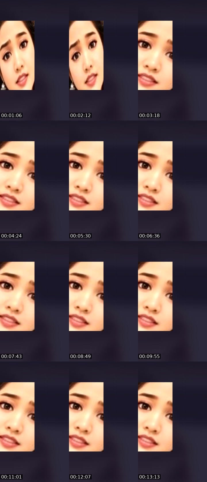 Contact-sheet preview of Zia 🫦❤️‍🔥's Liveme recording