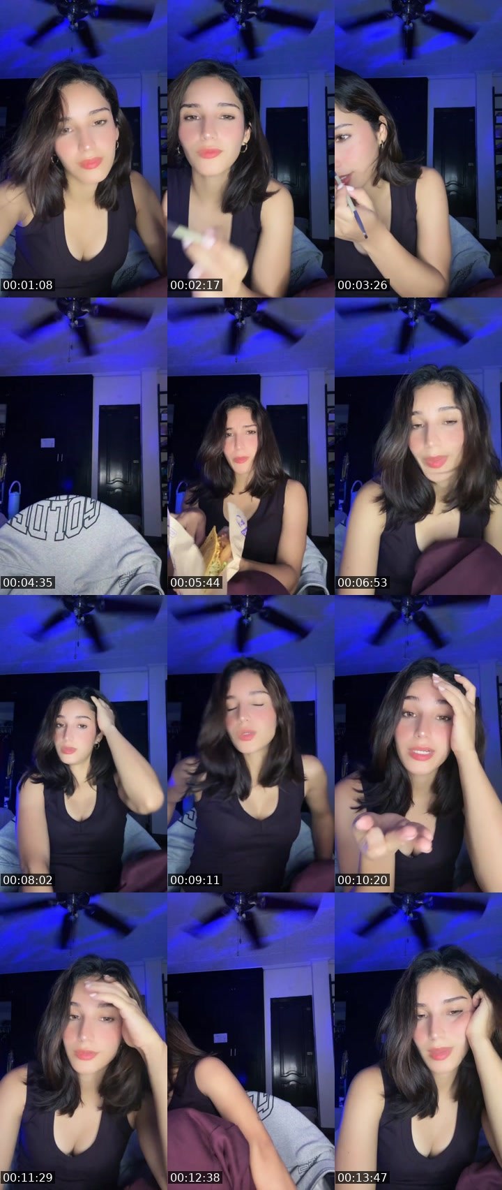 Contact-sheet preview of 💙Haydy💠's Liveme recording