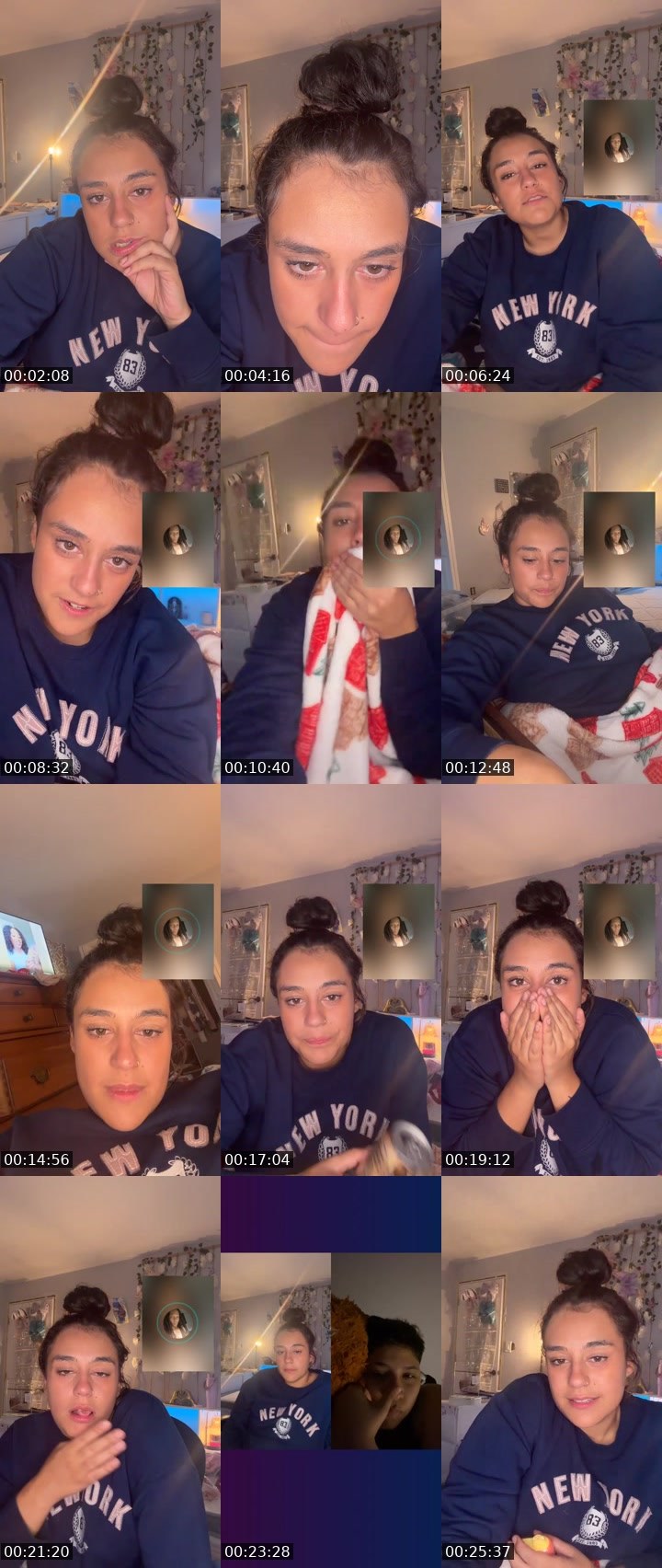 Contact-sheet preview of Captincrunchxox's Liveme recording