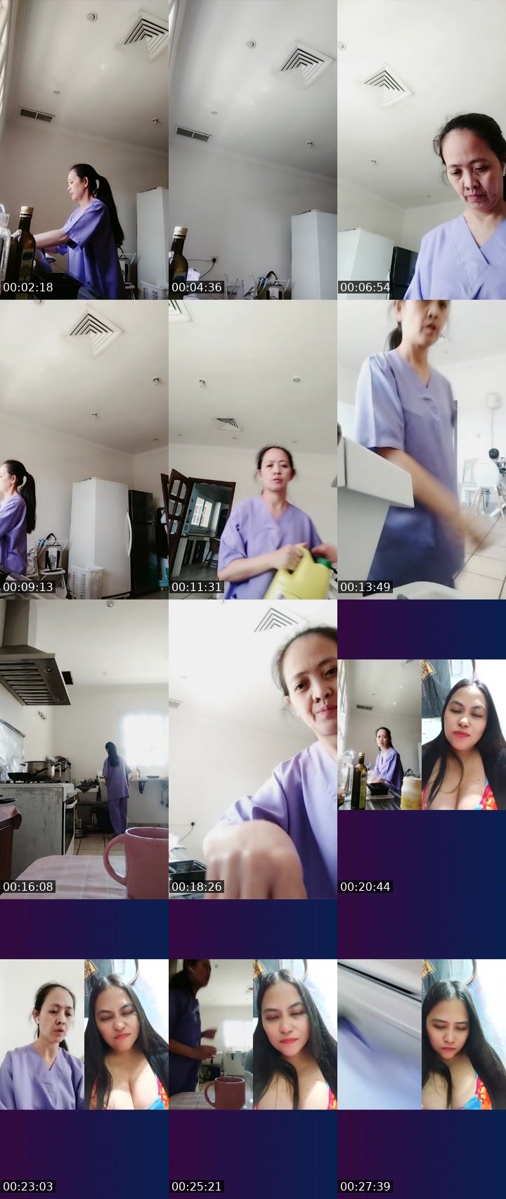 Contact-sheet preview of 🏄xiao Mae's Liveme recording
