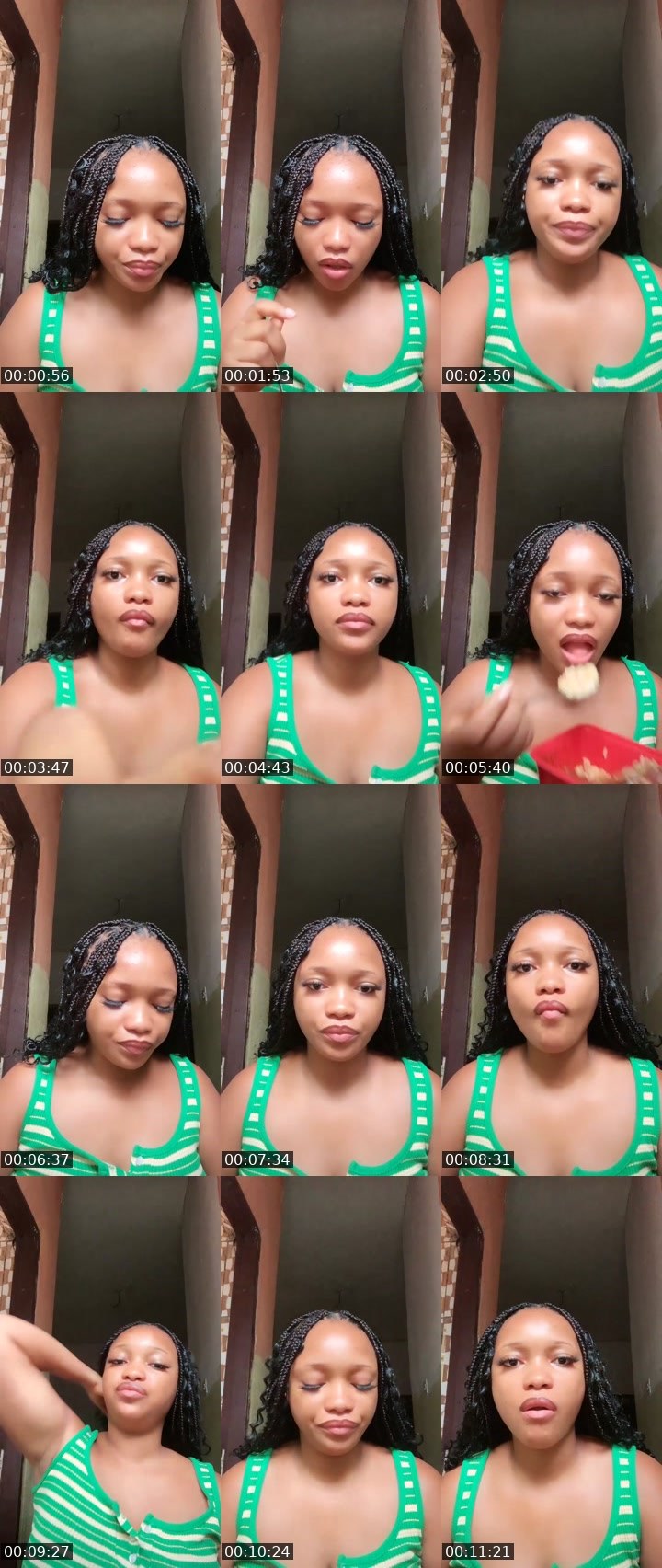 Contact-sheet preview of Vanessa🥰🥰's Liveme recording