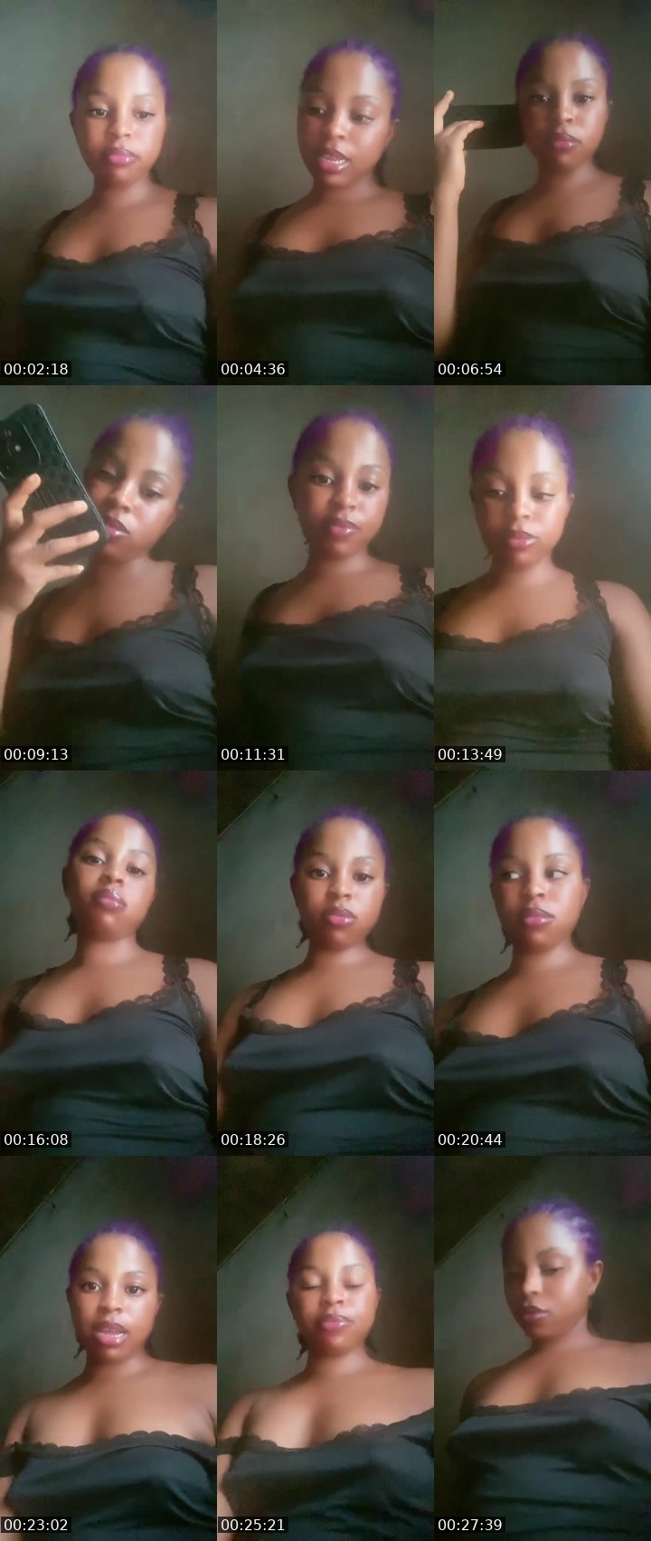 Contact-sheet preview of Pretty Dera 🦋🦋's Liveme recording