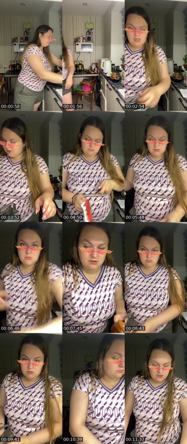 Contact-sheet preview of ✨ᒪᗩᑎᗩᒪIGᕼT✨'s Liveme recording