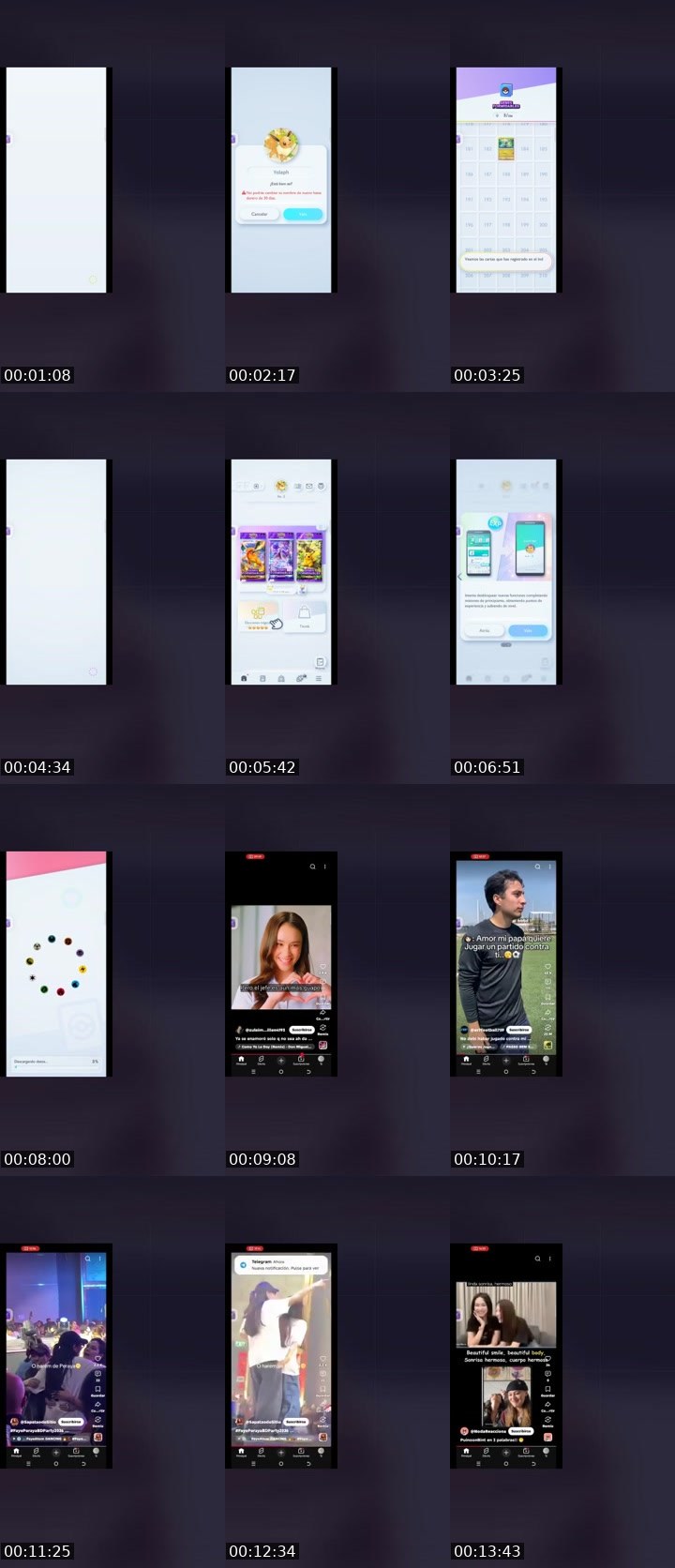 Contact-sheet preview of 🐨🐢Yor🐒's Liveme recording