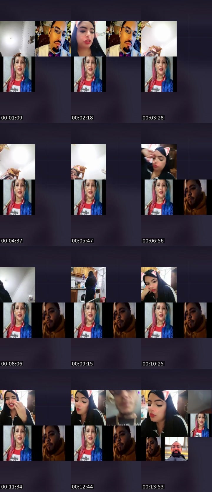 Contact-sheet preview of 👑⃤Yคritah🌸's Liveme recording