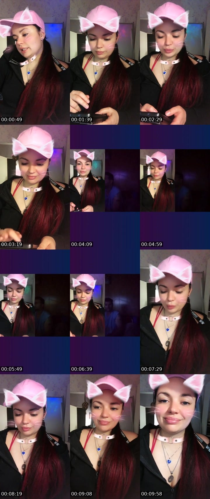 Contact-sheet preview of Yana Mikki🩷🪽's Liveme recording