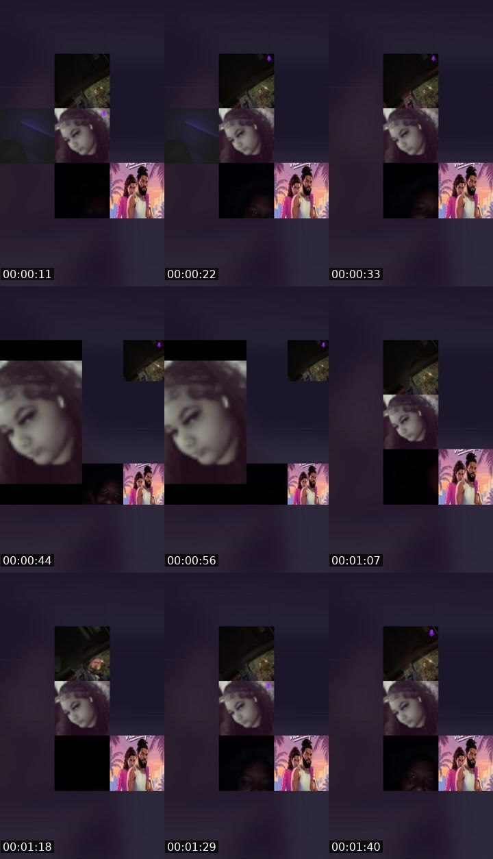 Contact-sheet preview of Mellow🍃Lay🔅's Liveme recording