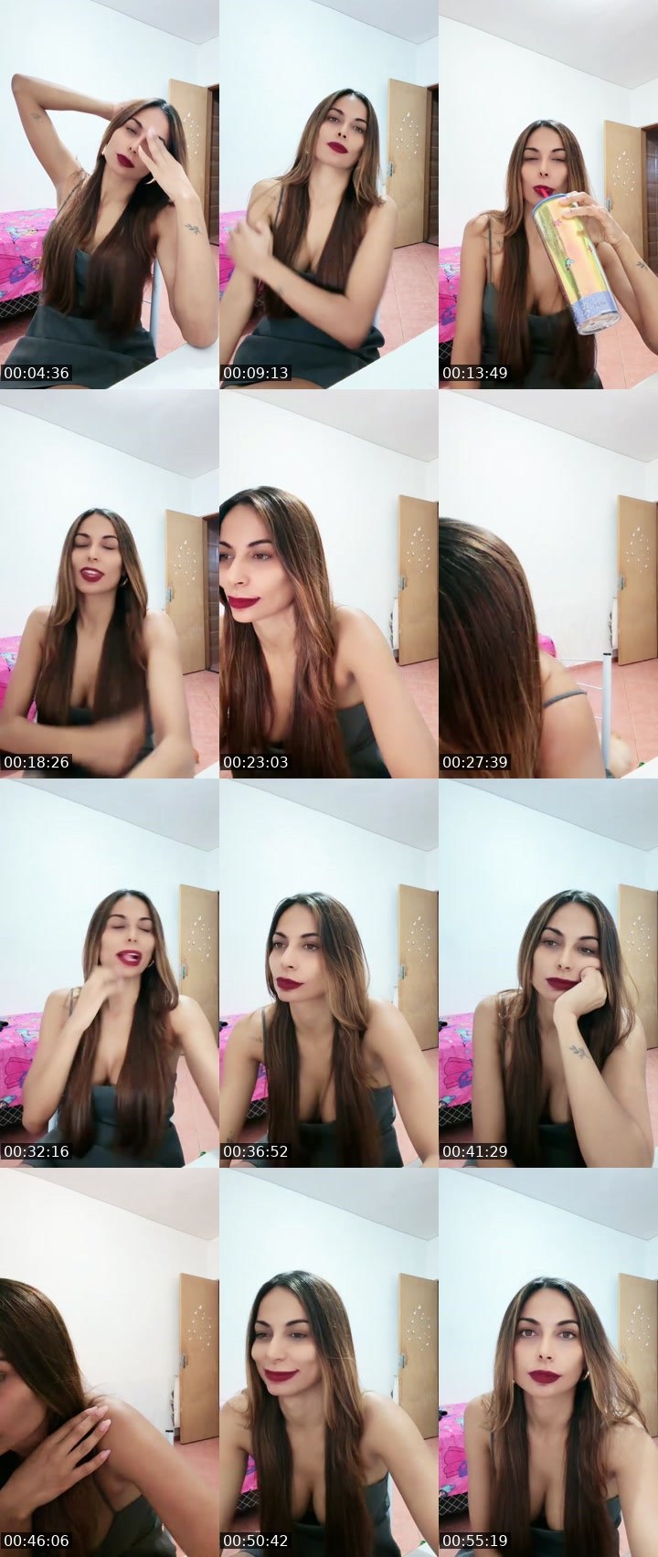 Contact-sheet preview of Maeva 🥂's Liveme recording