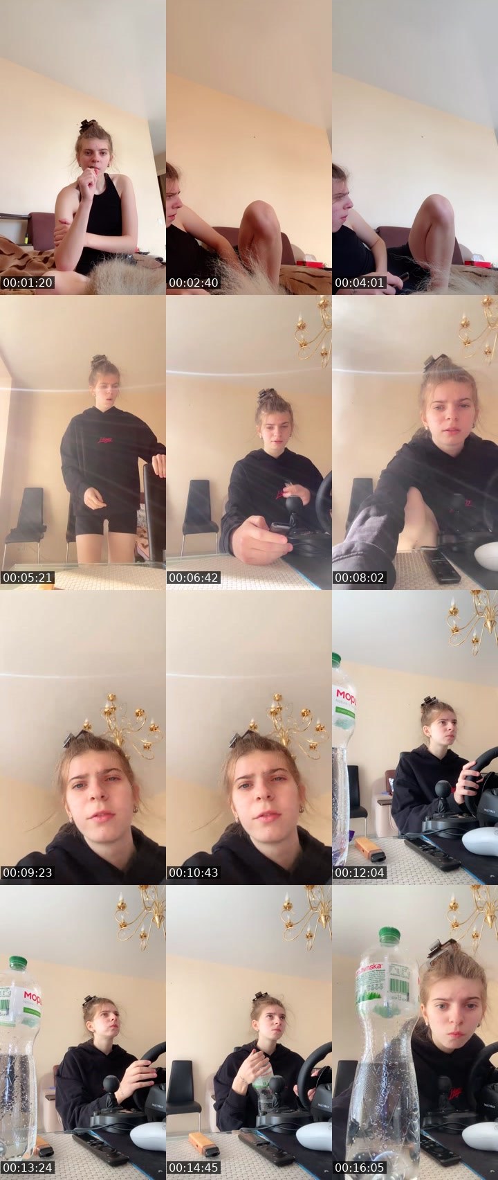 Contact-sheet preview of Полина's Liveme recording