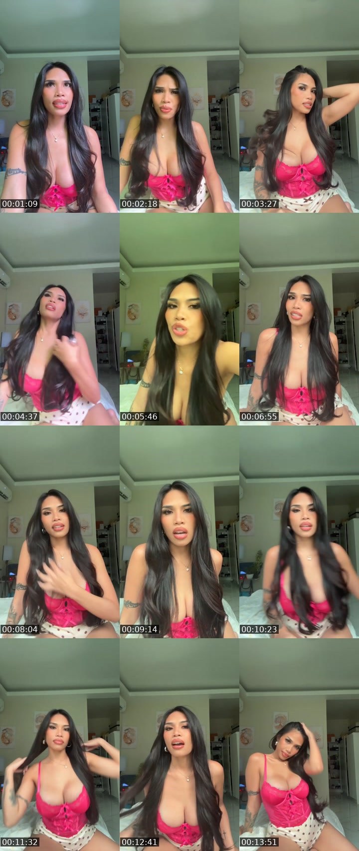 Contact-sheet preview of Hanni🫶🏻's Liveme recording