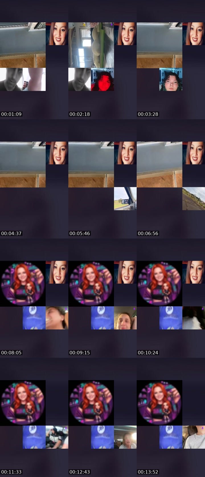 Contact-sheet preview of 💨BillieFknJo💨BMA💰's Liveme recording