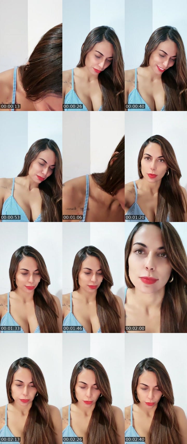 Contact-sheet preview of Maeva 🥂's Liveme recording