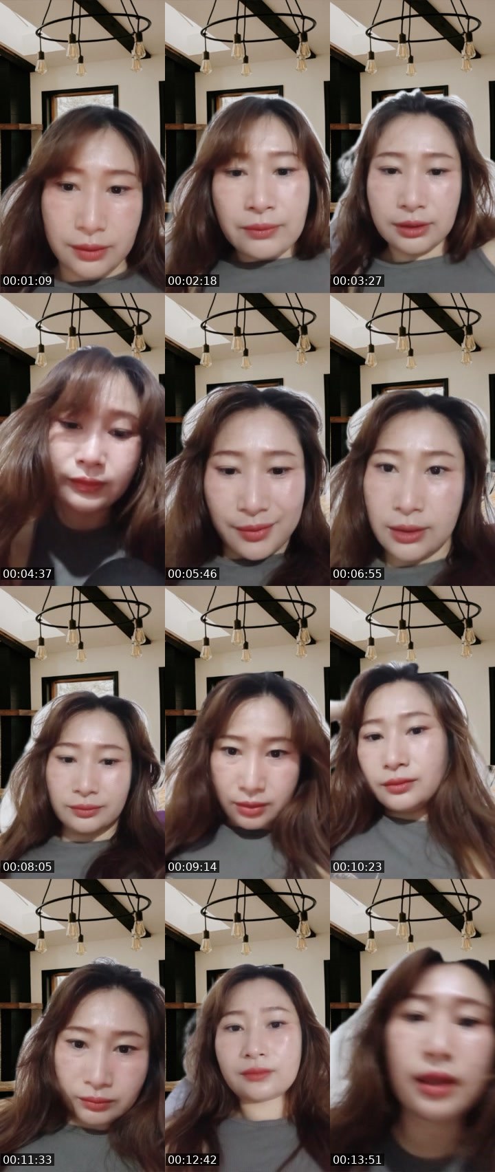 Contact-sheet preview of Bothida Xaysongkham's Liveme recording