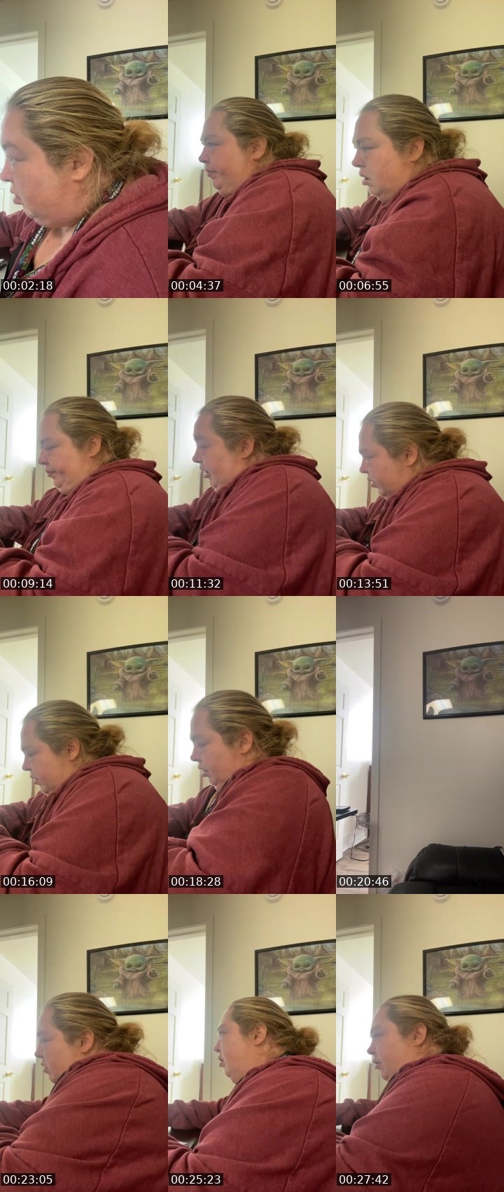 Contact-sheet preview of Krystel Caldwell's Liveme recording