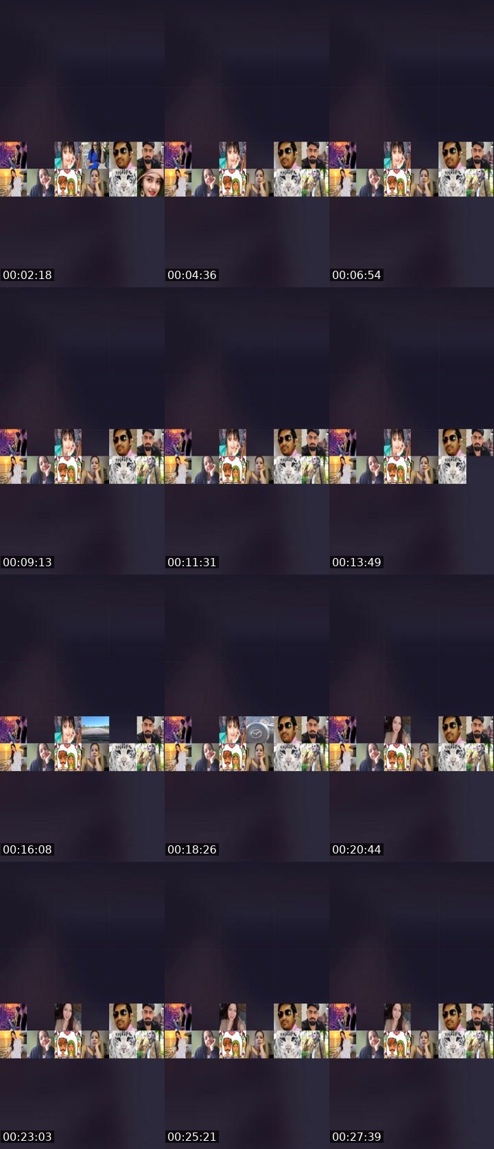 Contact-sheet preview of 😉Kate 🤍℄'s Liveme recording