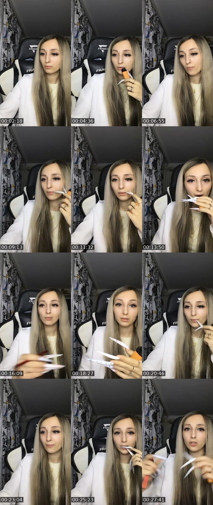 Contact-sheet preview of 24k🐺ŞKAŃÐI🐺's Liveme recording
