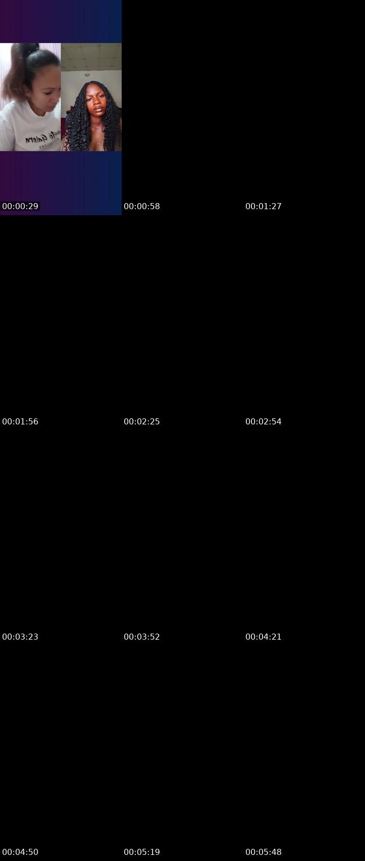 Contact-sheet preview of mªYőĥ🌐iZM's Liveme recording