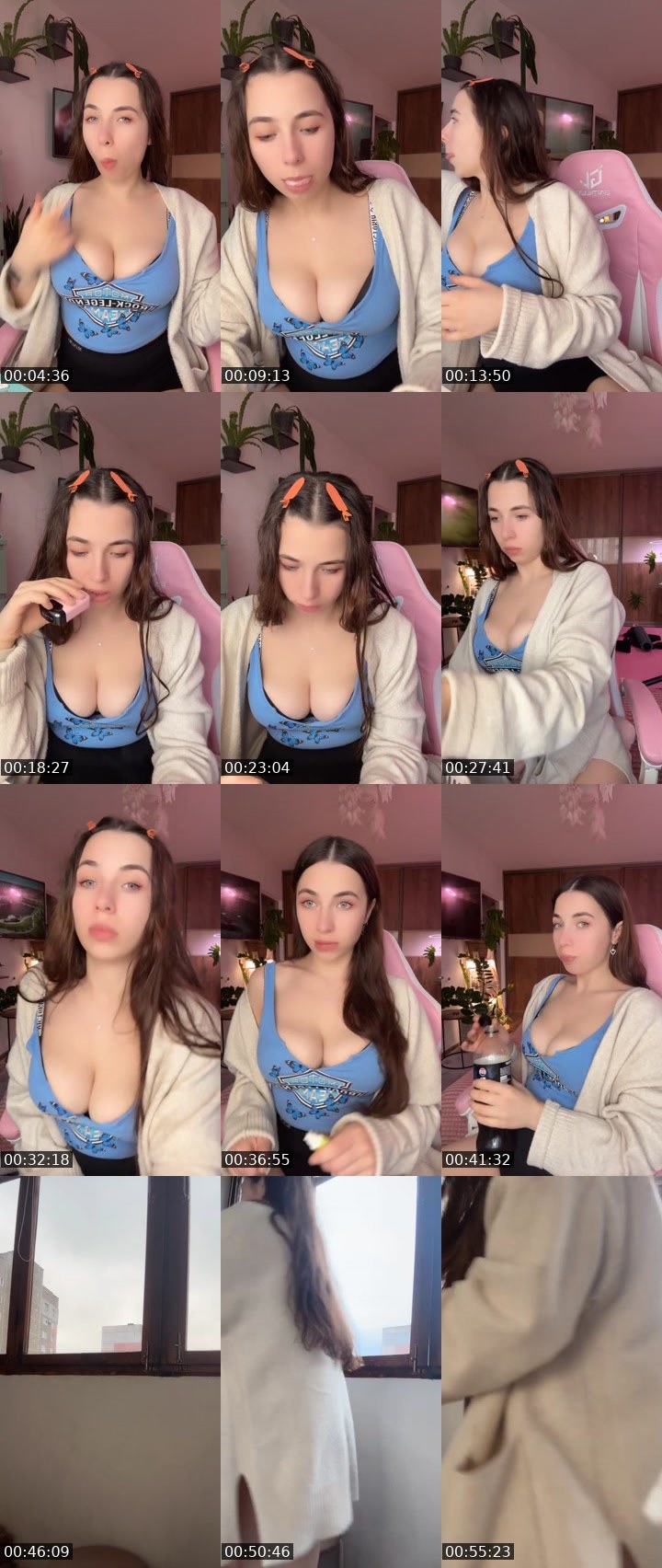 Contact-sheet preview of 👑SillyGoose 🪿's Liveme recording