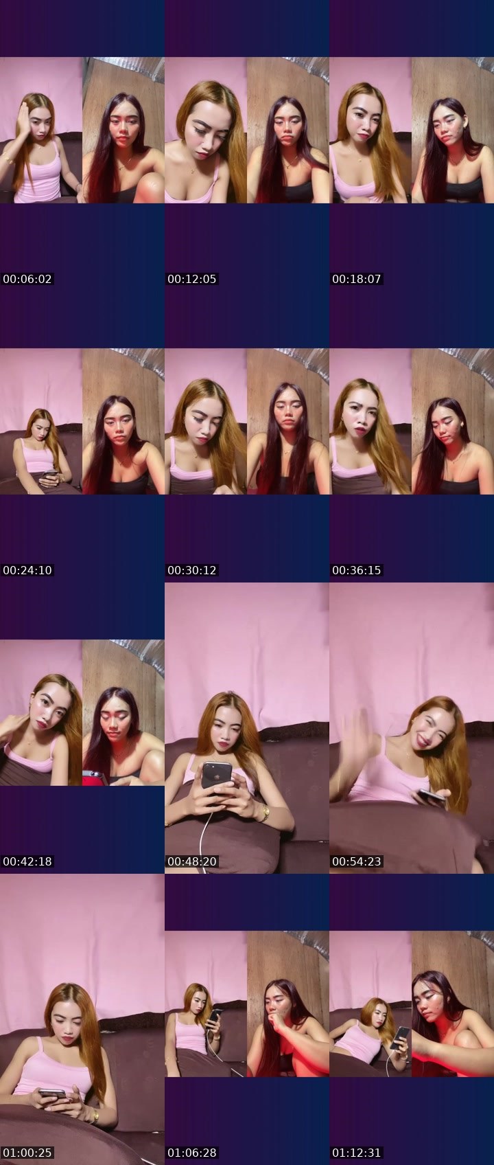 Contact-sheet preview of 👸Aravielle🌙's Liveme recording