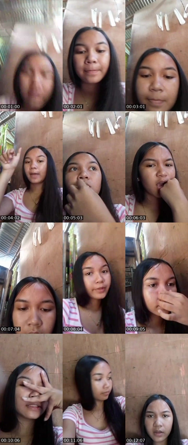 Contact-sheet preview of 💎ᴰᴮshena's Liveme recording