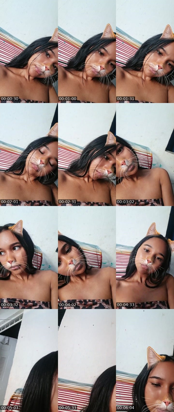 Contact-sheet preview of 🌈𝑩𝒂𝒃𝒚's Liveme recording