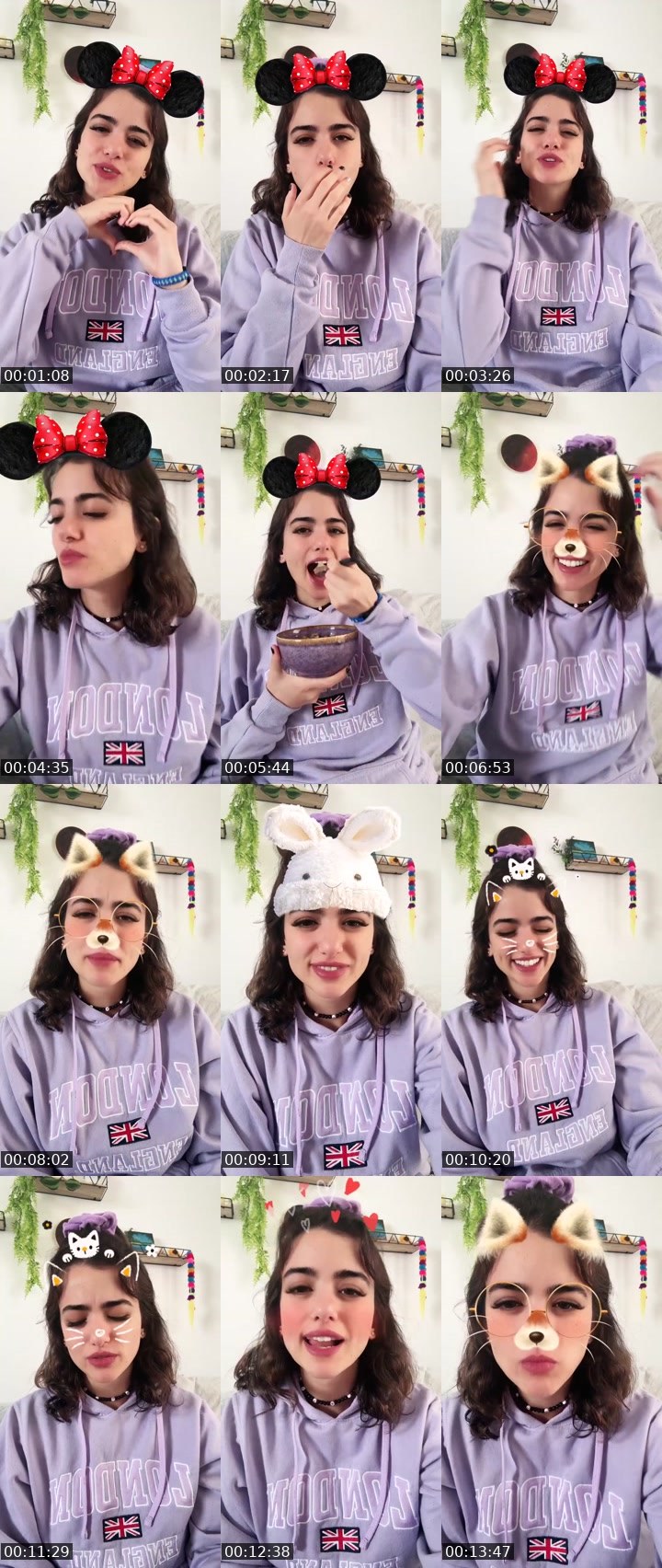 Contact-sheet preview of 💋ROXXX✰Lღ's Liveme recording