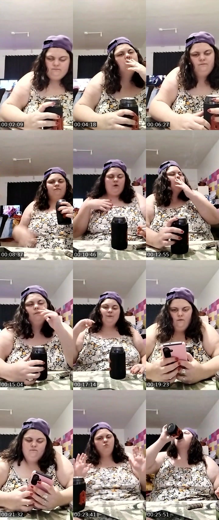 Contact-sheet preview of 💜destinywhite❤️'s Liveme recording