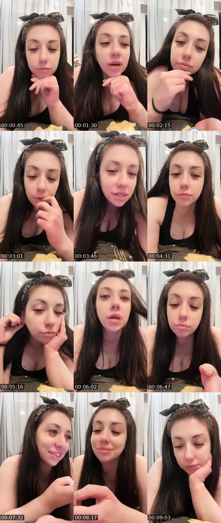 Contact-sheet preview of Victoria🇷🇺's Liveme recording